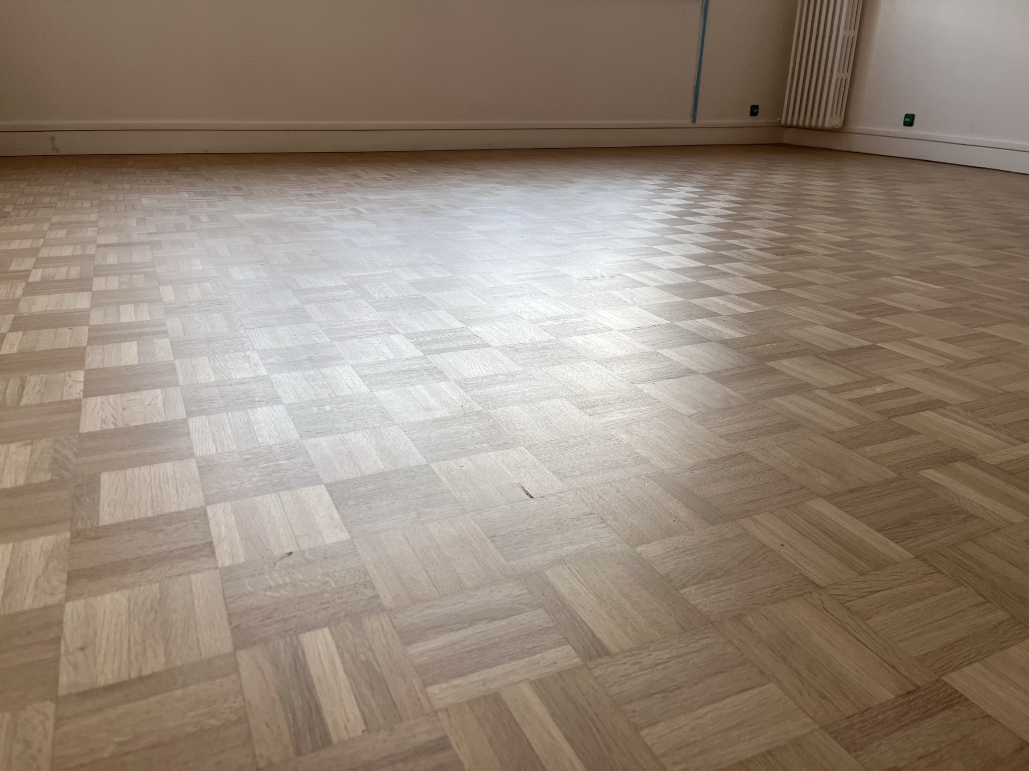Pose parquet moderne